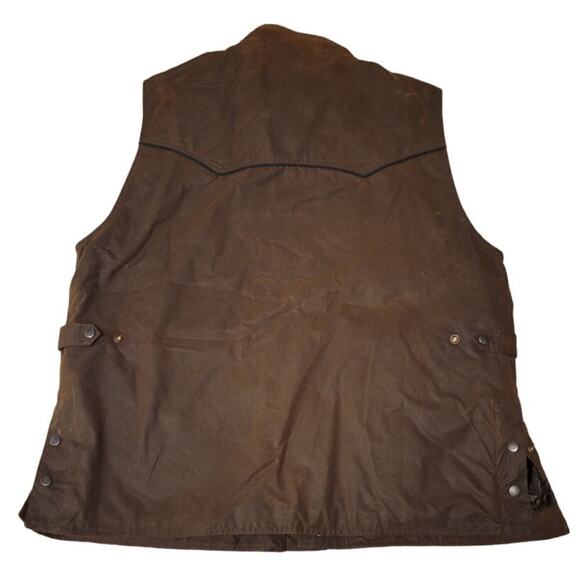 Outback Trading Company Genuine
Australian Oilskin Cotton Fabric Vest Men's
XXL - Picture 4 of 13